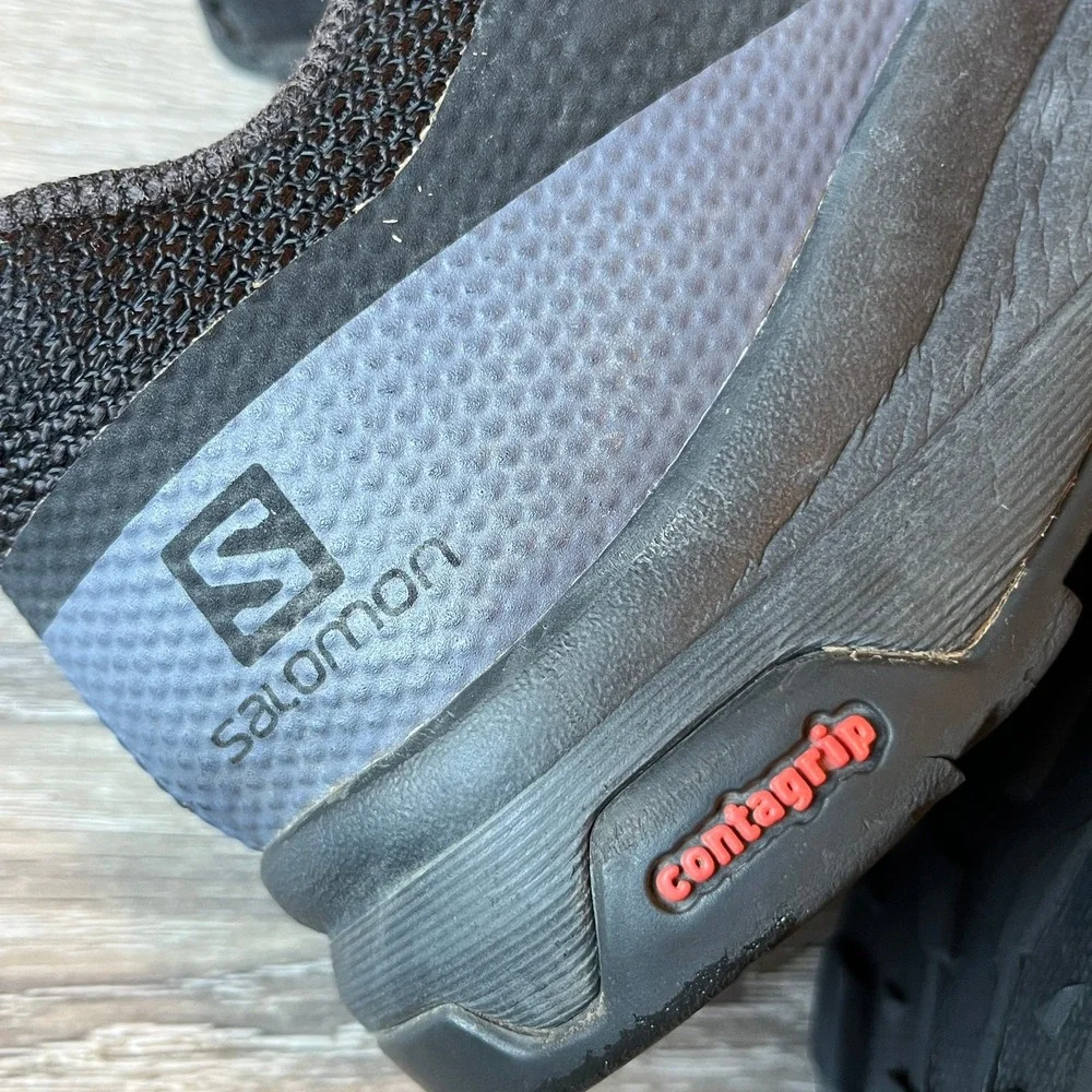 Salomon Outline‎ GTX Waterproof Low Hiking Shoes Black Mens 8.5 UK 8 EU 42